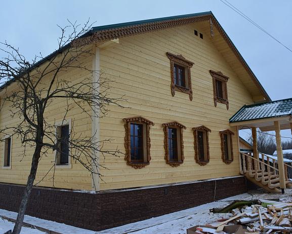 Реконструкция и отделка деревянного дома в Бокситогорске