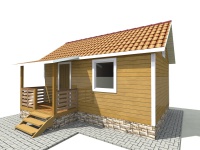Каркасный дом 4х6 | Строительство домов в Боровичи