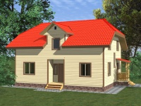 Каркасный дом 9х11 | Строительство домов в Боровичи