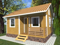 Каркасный дом 4,5х6 | Строительство домов в Боровичи